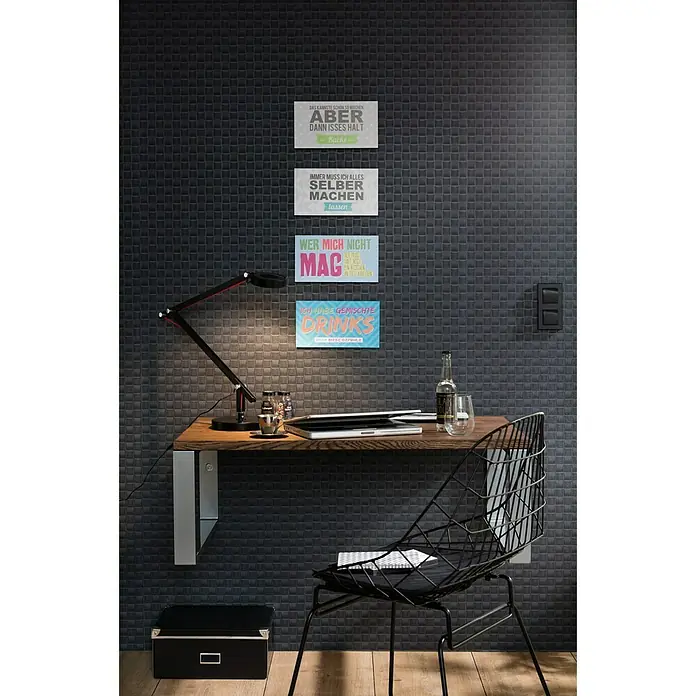 ProArt Type Hype Decopanel - Immer muss ich ..., B x H: 30 x 15 cm