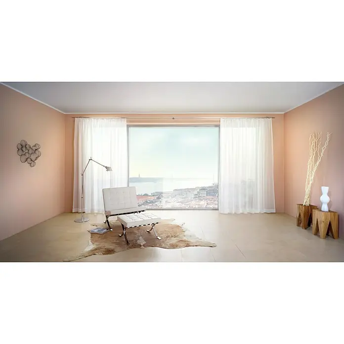 Expo Ambiente Gardinenprofil Smart Set - Anzahl Läufe: 1 Stk., Edelstahloptik, 120 cm