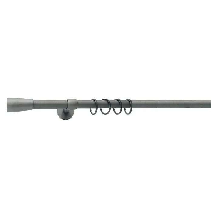 Expo Ambiente Gordijnroede - Iron look-brush, Lengte: 160 cm, Diameter: 20 mm