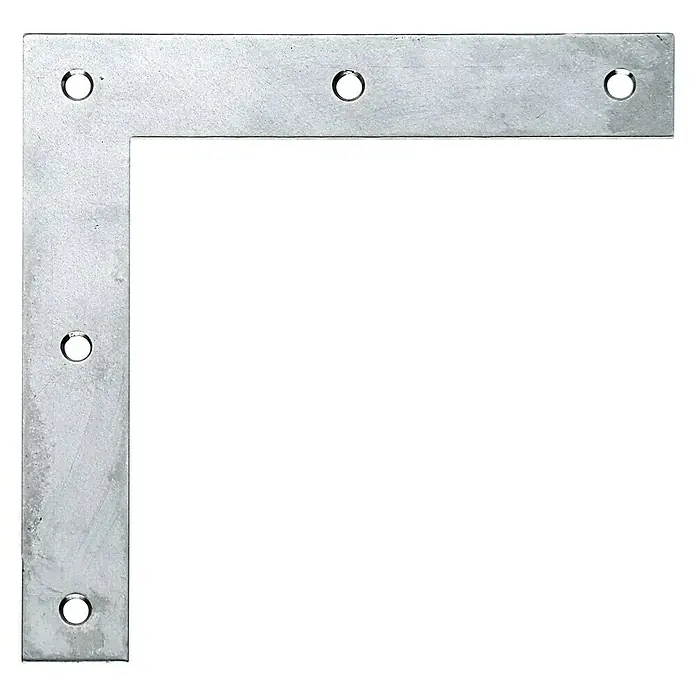 Stabilit Kutni nosač - D x Š x V: 120 x 20 x 120 mm, Plemeniti čelik, Srebrne boje - Pogled sprijeda