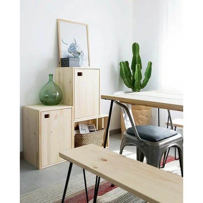 Astigarraga Dinamic Armario - L x An x Al: 33 x 37,3 x 53,5 cm, Madera de pino