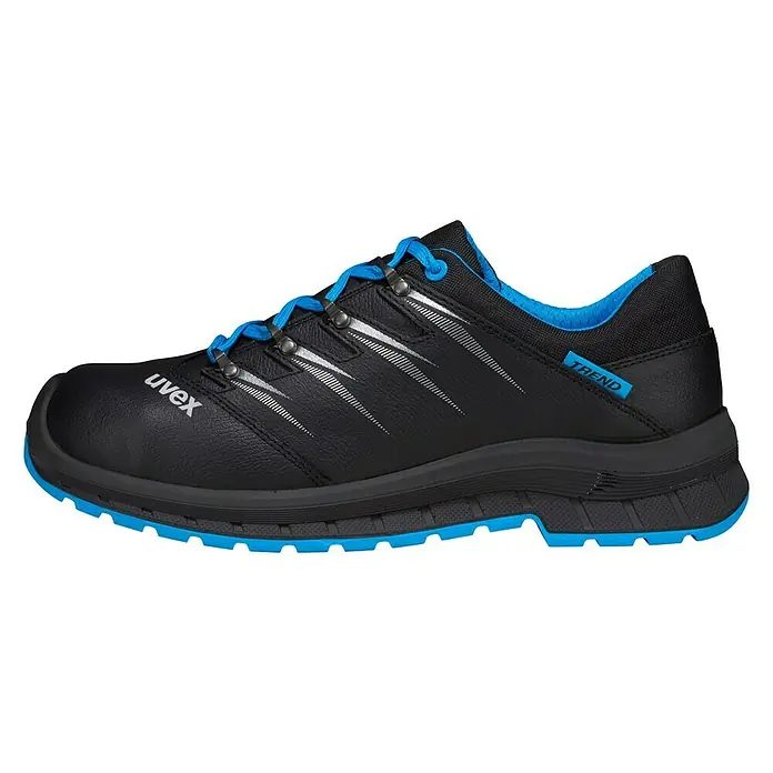Uvex 2 Trend Sicherheitshalbschuh S3 - Schwarz/Blau, 44