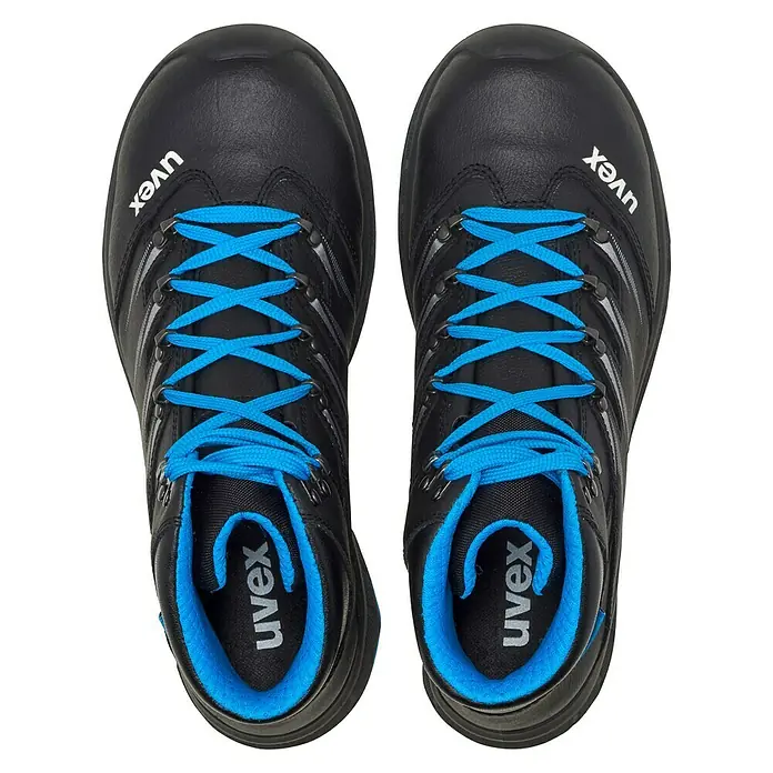 Uvex 2 Trend Sicherheitsstiefel S3 - Schwarz/Blau, 45