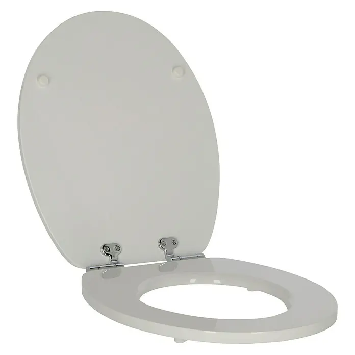 Poseidon WC-Sitz Seramiko - Mit Absenkautomatik, MDF, Weiß
