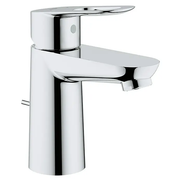 Grohe BauLoop Waschtischarmatur S-Size - Mit Zugstange, Chrom - Rechte Seitenansicht