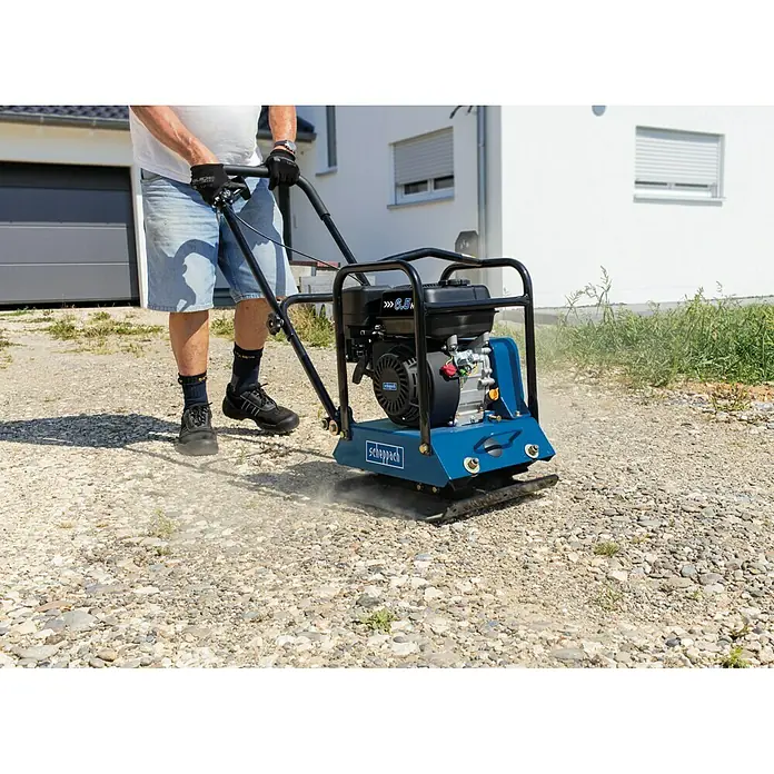 Scheppach Vibroploča HP1200S - 4.800 W, Snaga motora: 4,8 kW, 3,5 l - Proizvod u upotrebi
