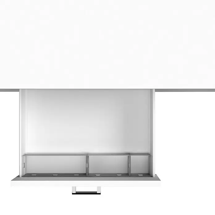 essensa Aufbewahrungsbox-Set Boxx - 3 -tlg., Kunststoff, Graphit/Transluzent - Ansicht von oben