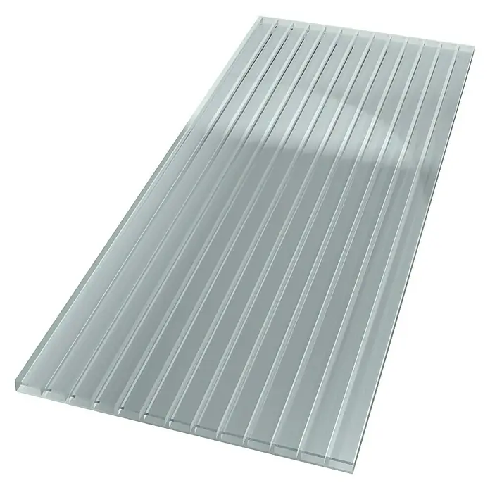 Terrassenüberdachung Sixty Edition - L x T: 400 cm x 250 cm, Polycarbonat, Anthrazitgrau, Klar - Detailaufnahme