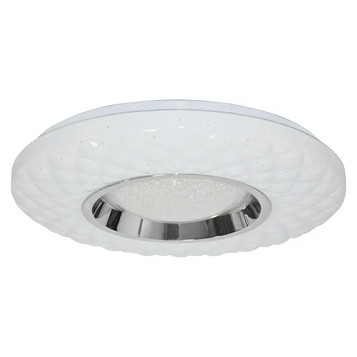 Tween Light LED-Deckenleuchte rund Begato - 24 W, Ø x H: 395 mm x 6,5 cm, Weiß, Warmweiß - Vorderansicht