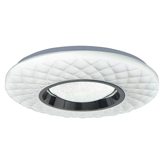Tween Light LED-Deckenleuchte rund Begato - 24 W, Ø x H: 395 mm x 6,5 cm, Weiß, Warmweiß - Vorderansicht