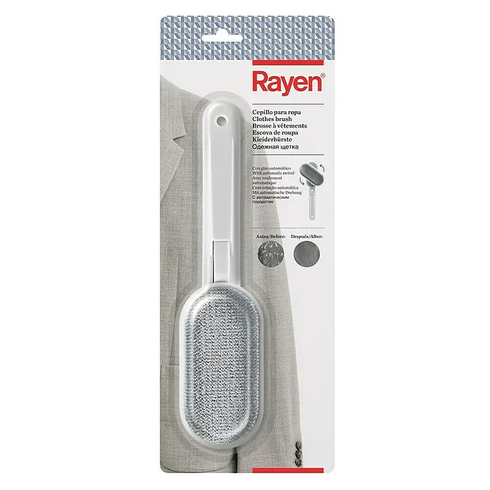 Rayen Cepillo de ropa - 25,5 x 6 cm