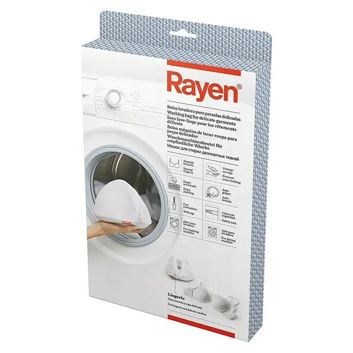 Rayen Bolsa para ropa lavadora prendas delicadas - 5 x 15 cm
