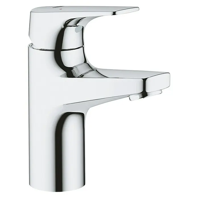 Grohe BauFlow Waschtischarmatur S-Size - Chrom - Linke Seitenansicht