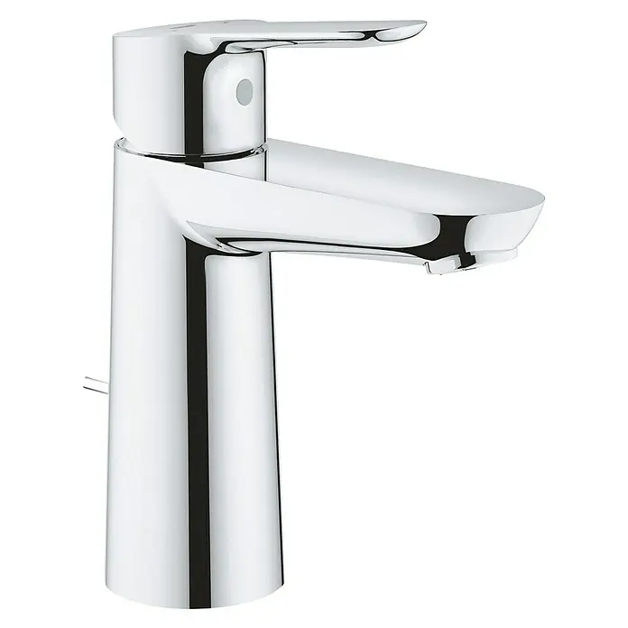 Grohe BauEdge Waschtischarmatur M-Size - Chrom - Linke Seitenansicht