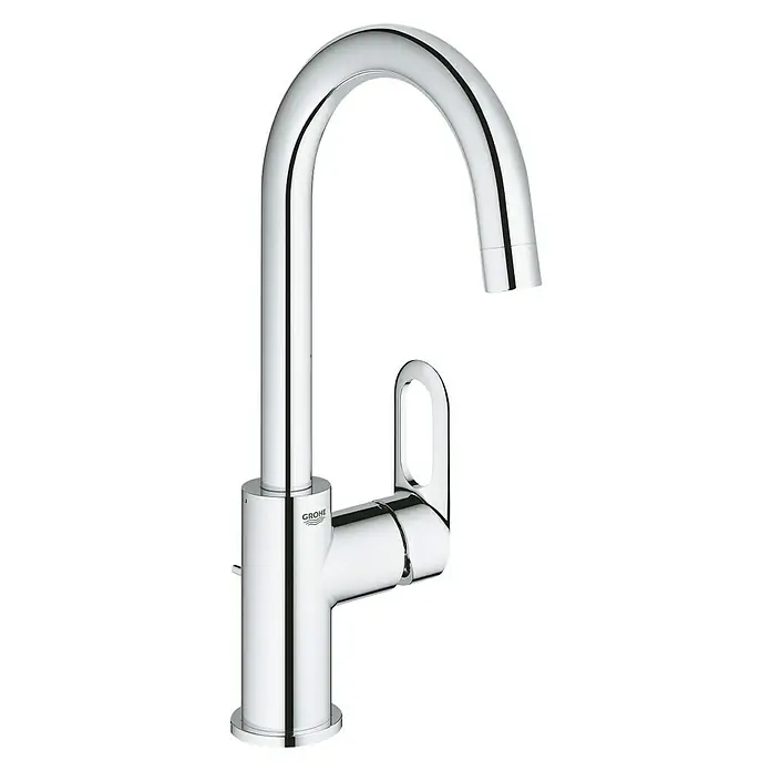 Grohe BauLoop Waschtischarmatur L-Size - Chrom - Linke Seitenansicht