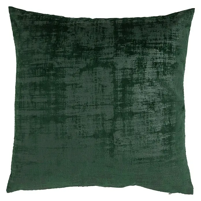 Kissen Vintage Velvet - Dunkelgrün, 50 x 50 cm, 100 % Polyester - Ansicht von oben