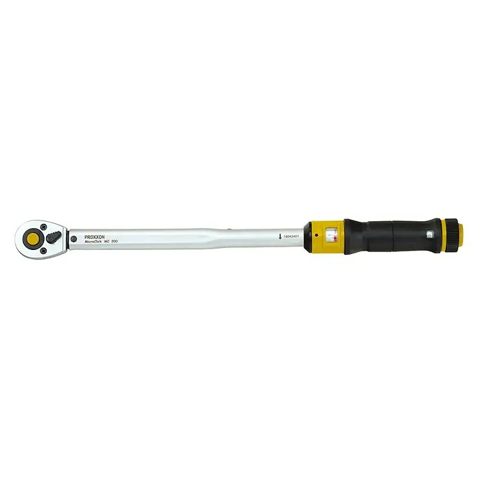 Proxxon Drehmomentschlüssel MicroClick MC 200 - ½″ Vierkant, 40 - 200 Nm - Ansicht von oben
