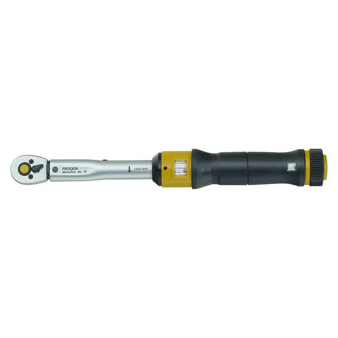 Proxxon Drehmomentschlüssel MicroClick MC 30 - ¼″ Vierkant, 6 - 30 Nm - Ansicht von oben