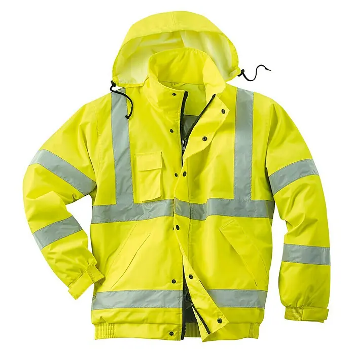 Scheibler Warnschutz-Jacke Blouson - Konfektionsgröße: XL, Gelb - Vorderansicht