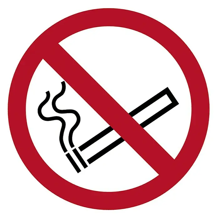 Señal de prohibición - Motivo: Prohibido fumar