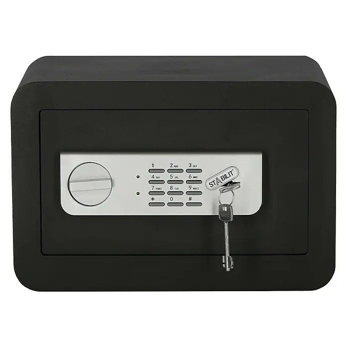 Stabilit Sigurnosni sef Security-Box LED - D x Š x V: 35 x 25 x 23 cm, Elektronična brojčana brava, Crne boje