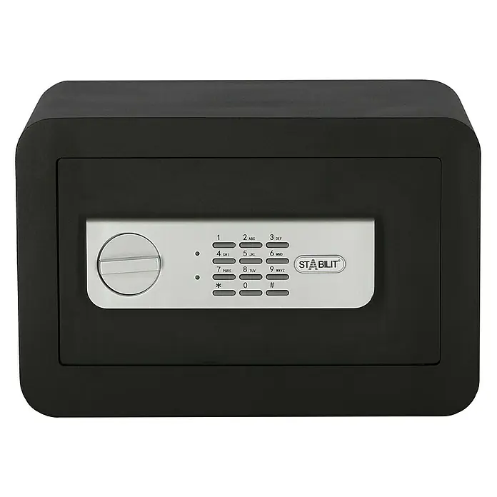 Stabilit Sigurnosni sef Security-Box LED - D x Š x V: 35 x 25 x 23 cm, Elektronična brojčana brava, Crne boje