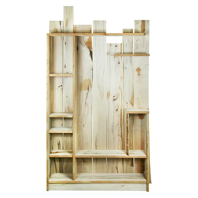 Massivholzbrett Rustic - Buche, L x B x S: 200 x 21 x 2,4 cm, Gehobelt