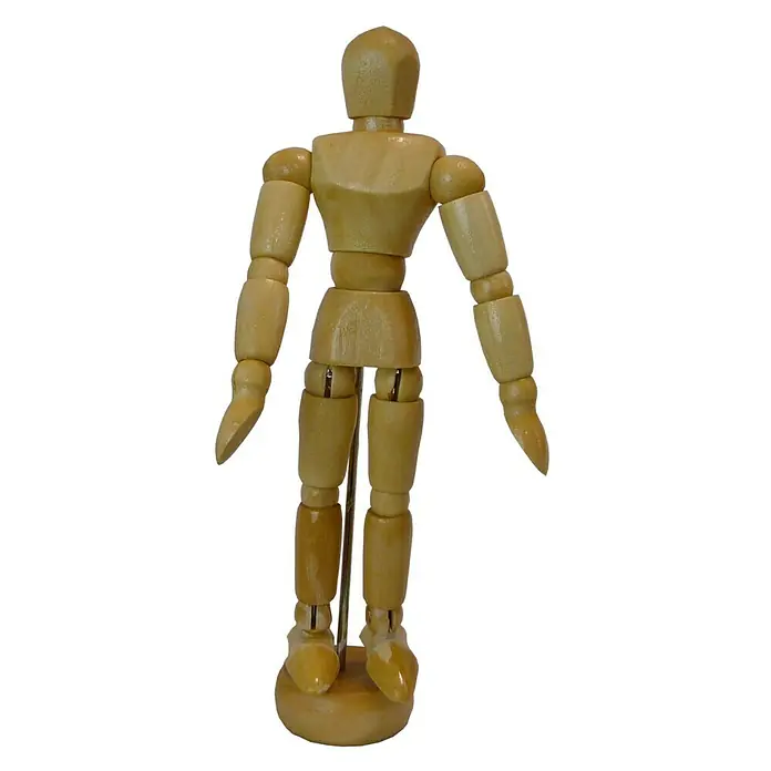 Talens Muñeco articulado - Altura: 14 cm