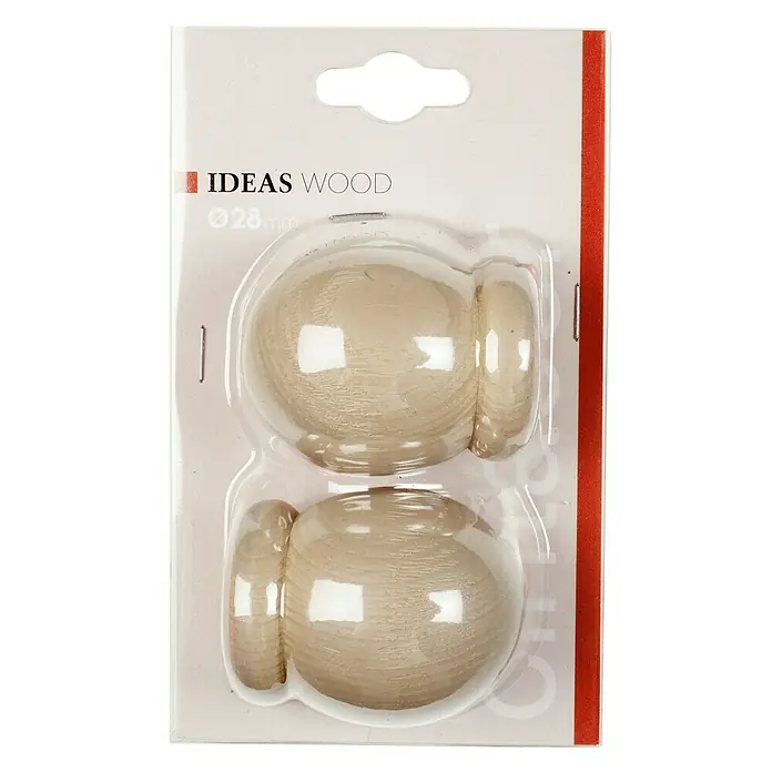Tapa final Ideas wood esfera fresno - 2 ud.