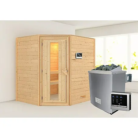 Karibu  Massivholzsauna Mia