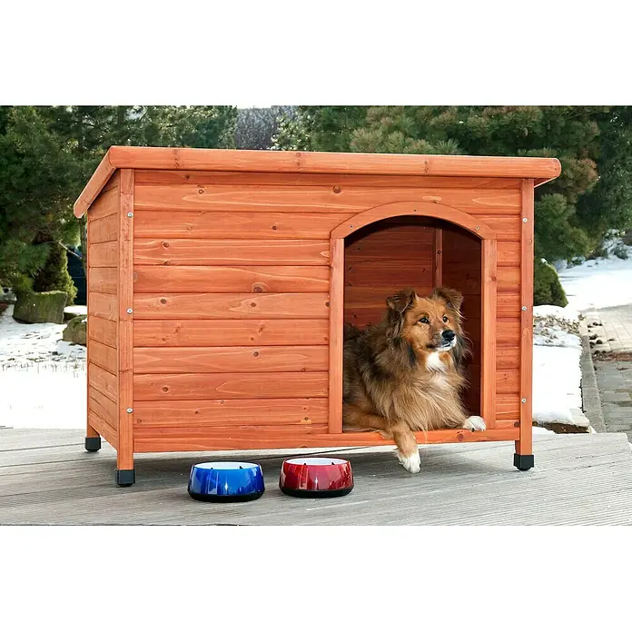 Karlie Hondenhok Plano - 82 x 79 x 116 cm, Naturel, Hout - Toepassingsvoorbeeld