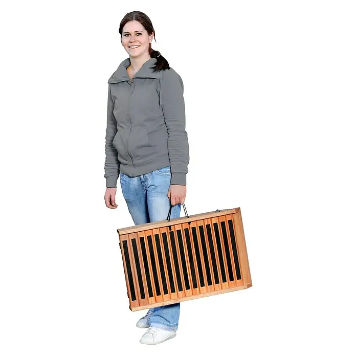 Karlie Rampa para perros - 120 x 40 cm, Madera - Producto en uso