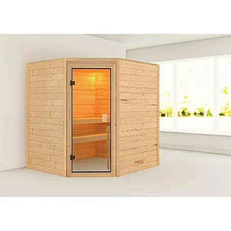 Karibu  Massivholzsauna Mia