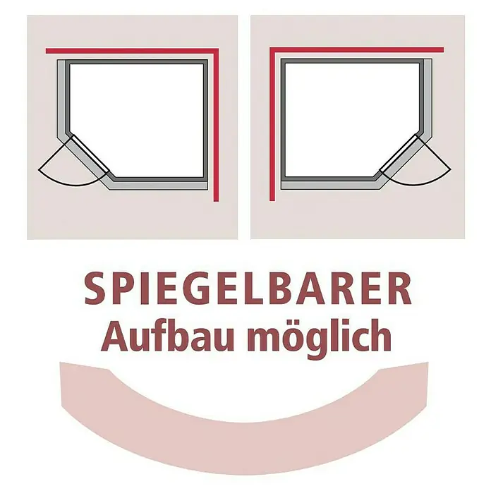 Karibu Massivholzsauna Mia - Mit 4,5 kW Saunaofen mit integrierter Steuerung, Ohne Dachkranz, Material Tür: Massivholz, 170 x 196 x 198 cm