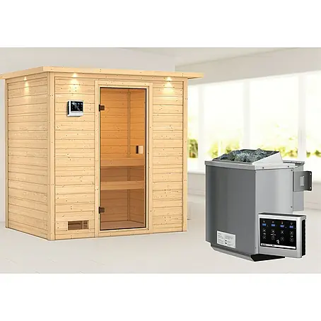 Karibu  Massivholzsauna Selena