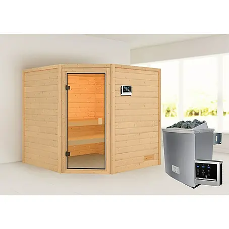 Karibu  Massivholzsauna Tilda