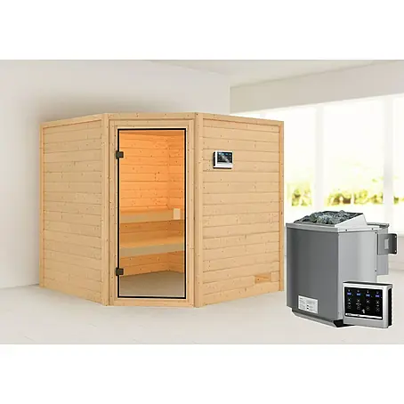 Karibu  Massivholzsauna Tilda