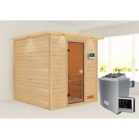 Karibu  Massivholzsauna Jara