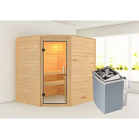 Karibu  Massivholzsauna Mia