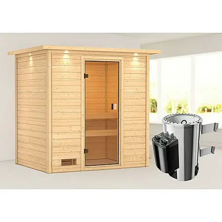 Karibu  Massivholzsauna Selena