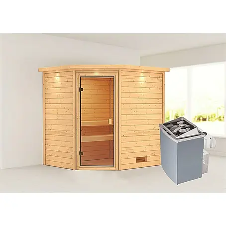 Karibu  Massivholzsauna Elea