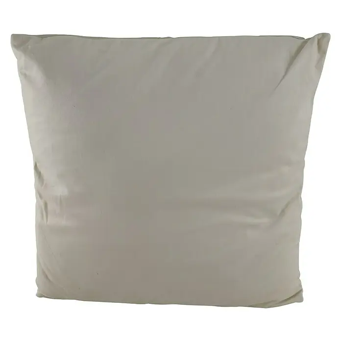 Kissen Uni Velours - Beige, 45 x 45 cm, 100 % Polyester - Vorderansicht
