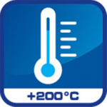 Temperaturbeständig +200 °C