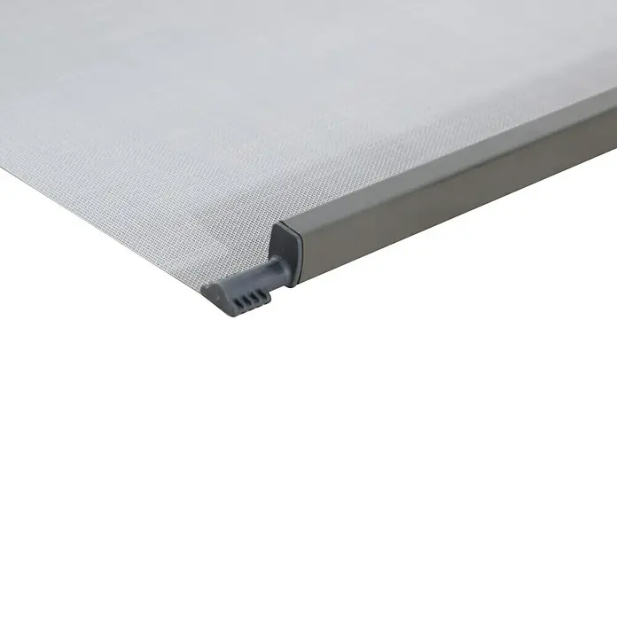 Sunfun Pavillon-Seitenwände Ibiza - 264,5 x 215 cm, Seitenteil, Lichtgrau, Passend für: Sunfun Pavillon Ibiza Cabrio - Detailaufnahme