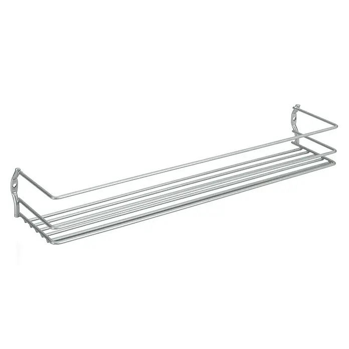 Metaltex Gewürzregal Pepito - L x B x H: 36 x 8 x 5 cm, Metall, Silber - Detailaufnahme