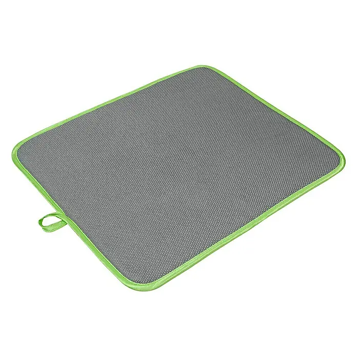 Metaltex Abtropfmatte Softex - 45 x 40 cm, Grün/Grau, Polyester - Detailaufnahme