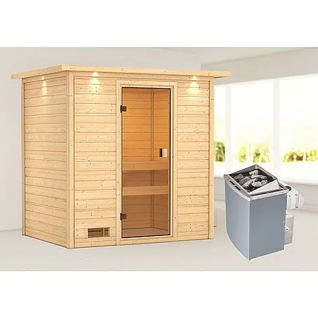 Karibu  Massivholzsauna Selena