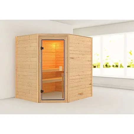 Karibu  Massivholzsauna Mia