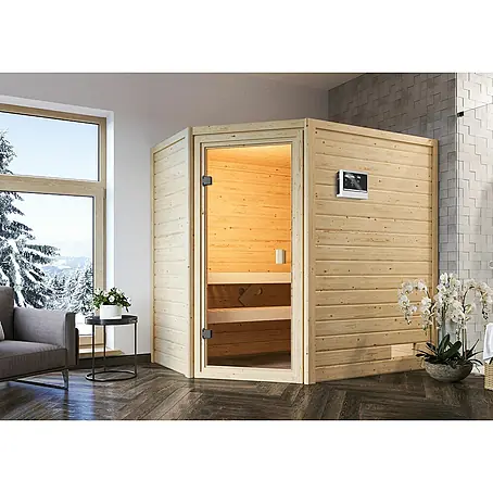 Karibu  Massivholzsauna Jella