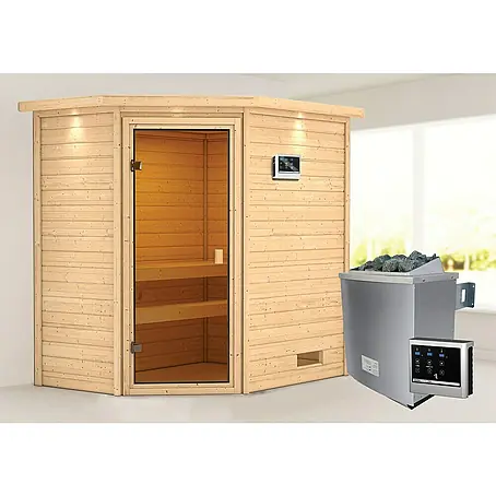 Karibu  Massivholzsauna Jella